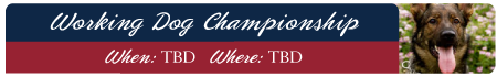 2022 Working Dog Championship
