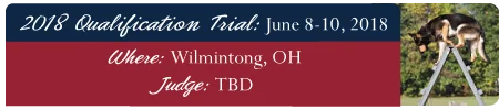 2018 Qualifications Trial